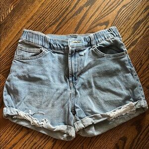 Rewash Blue Jean Shorts Distressed Cut-Off Style